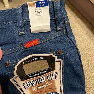 Wrangler cowboy cut slim fit jeans